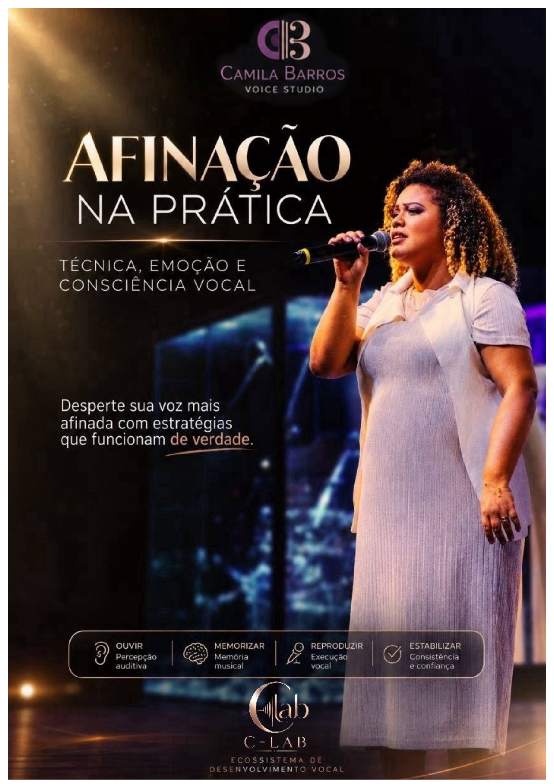 Capa do e-book Afinação na Prática, de Camila Barros